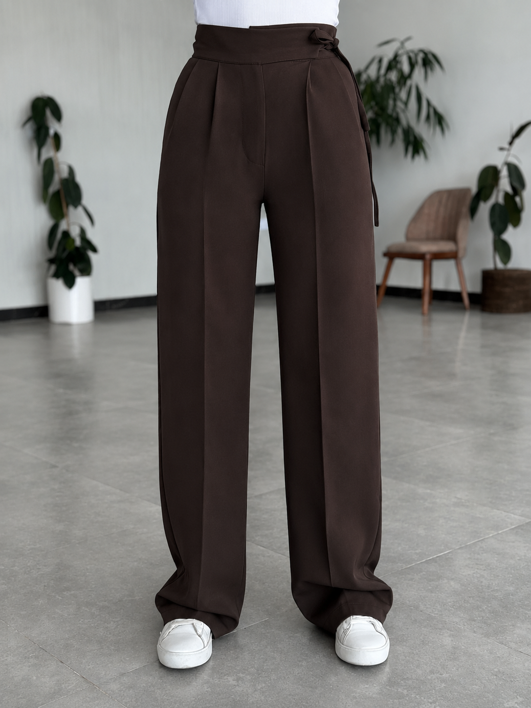Cozy Wide Leg Classic Pants