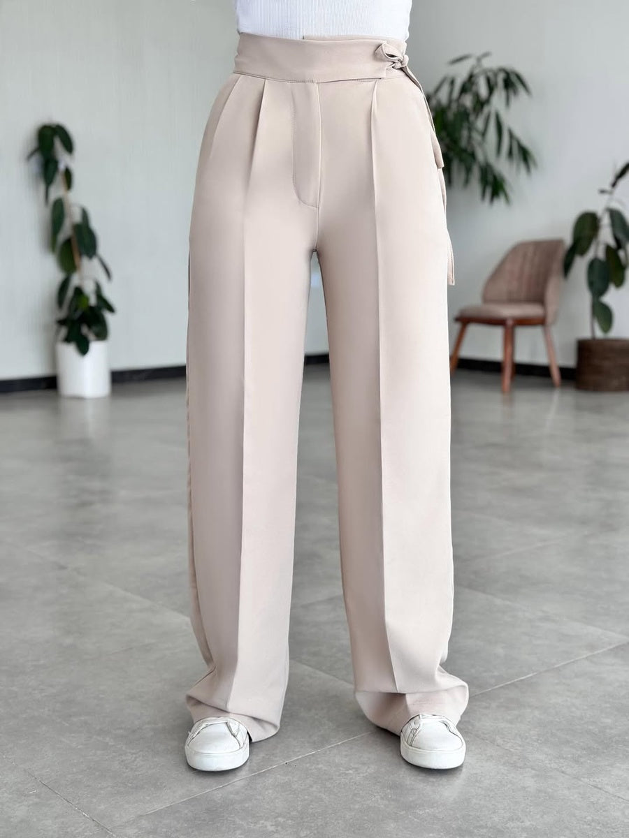 Cozy Wide Leg Classic Pants