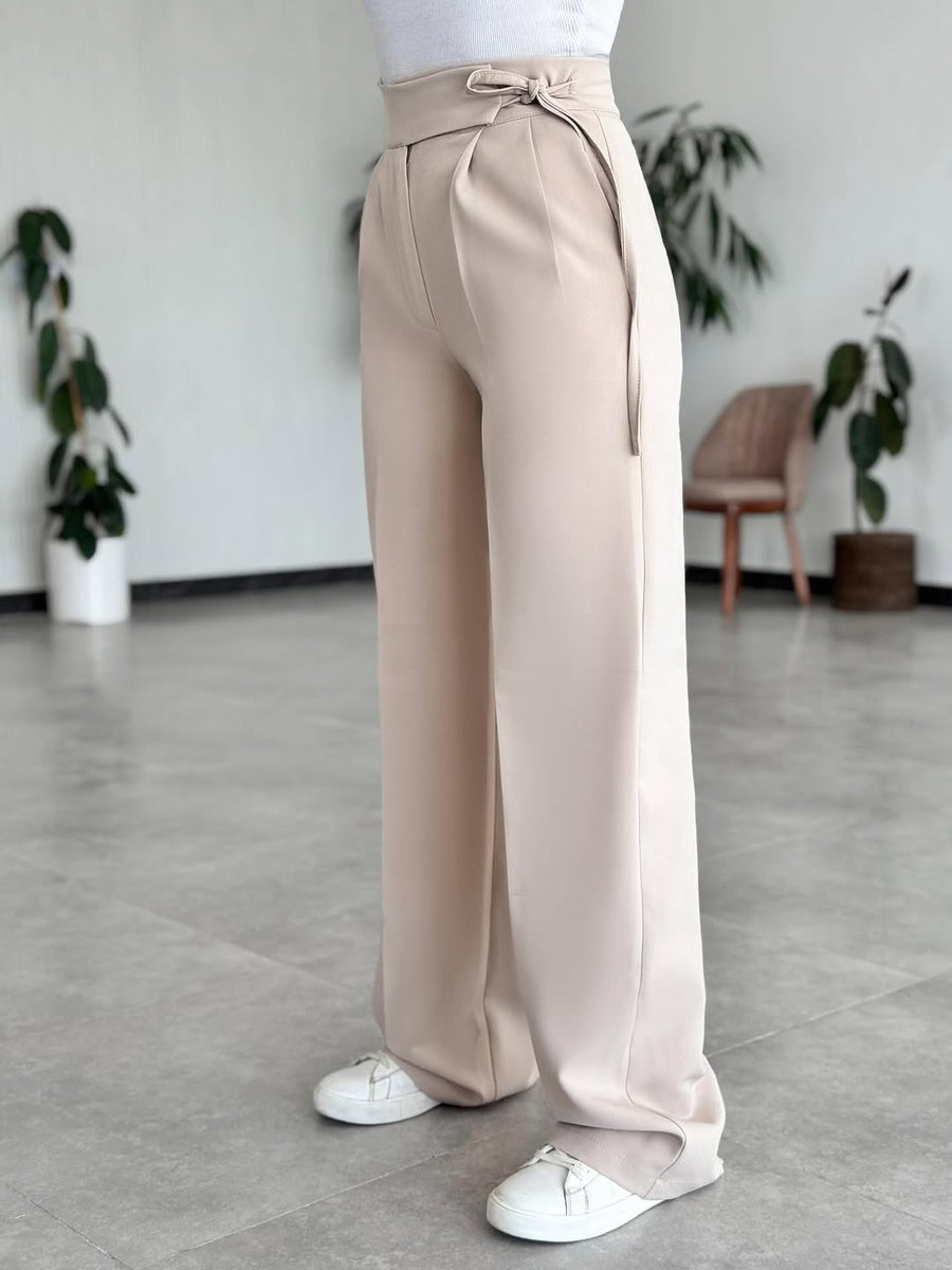 Cozy Wide Leg Classic Pants