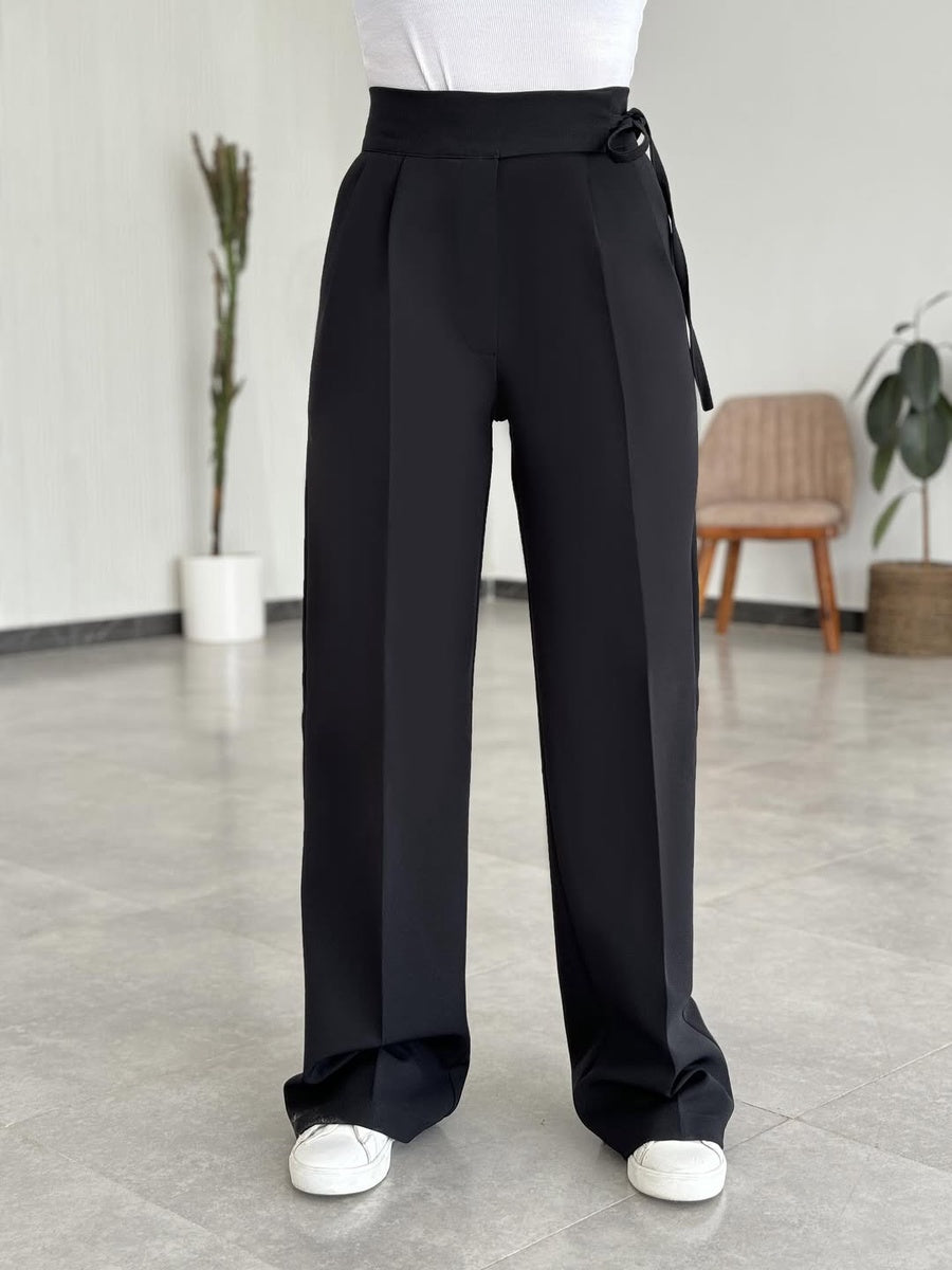 Cozy Wide Leg Classic Pants