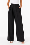 Pleated High-Waist Wide Leg Pants