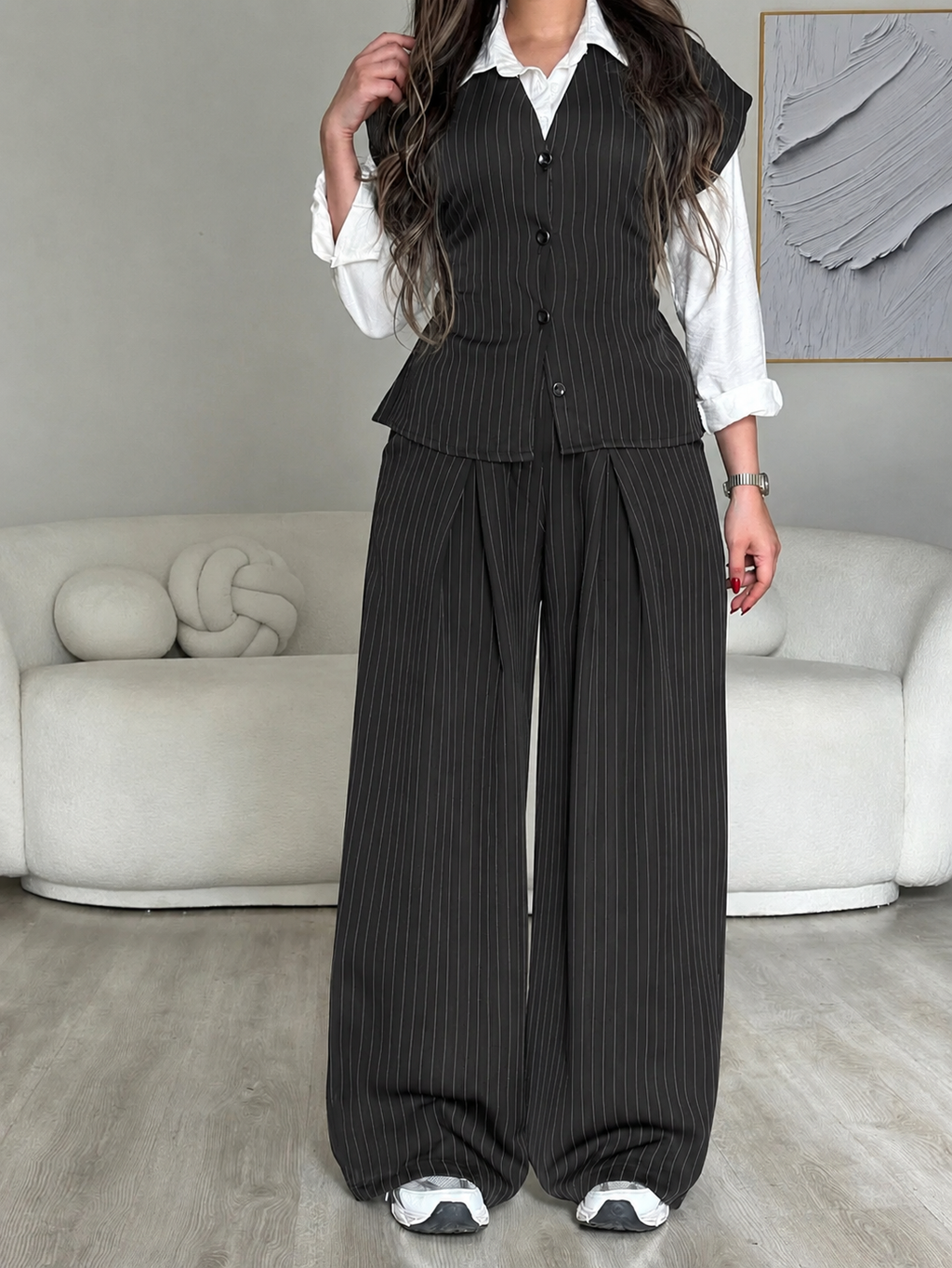 Pinstripe Suit