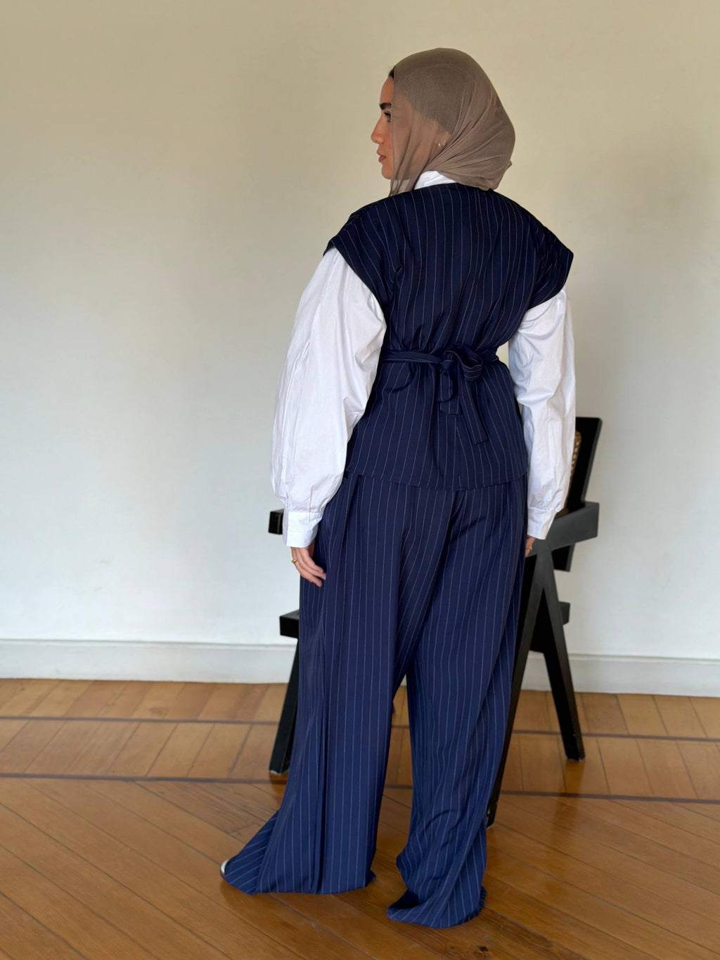 Pinstripe Suit