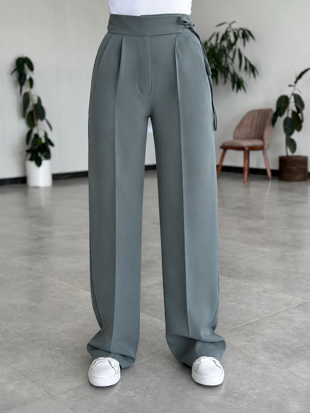 Cozy Wide Leg Classic Pants