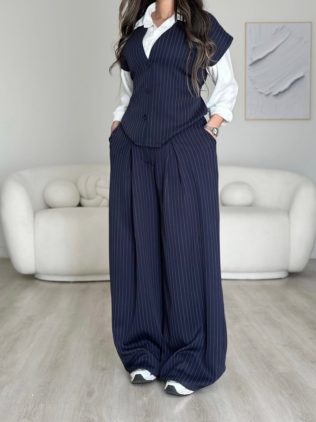 Pinstripe Suit