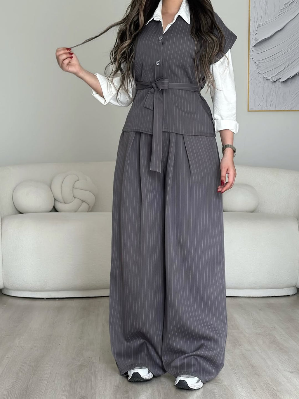 Pinstripe Suit
