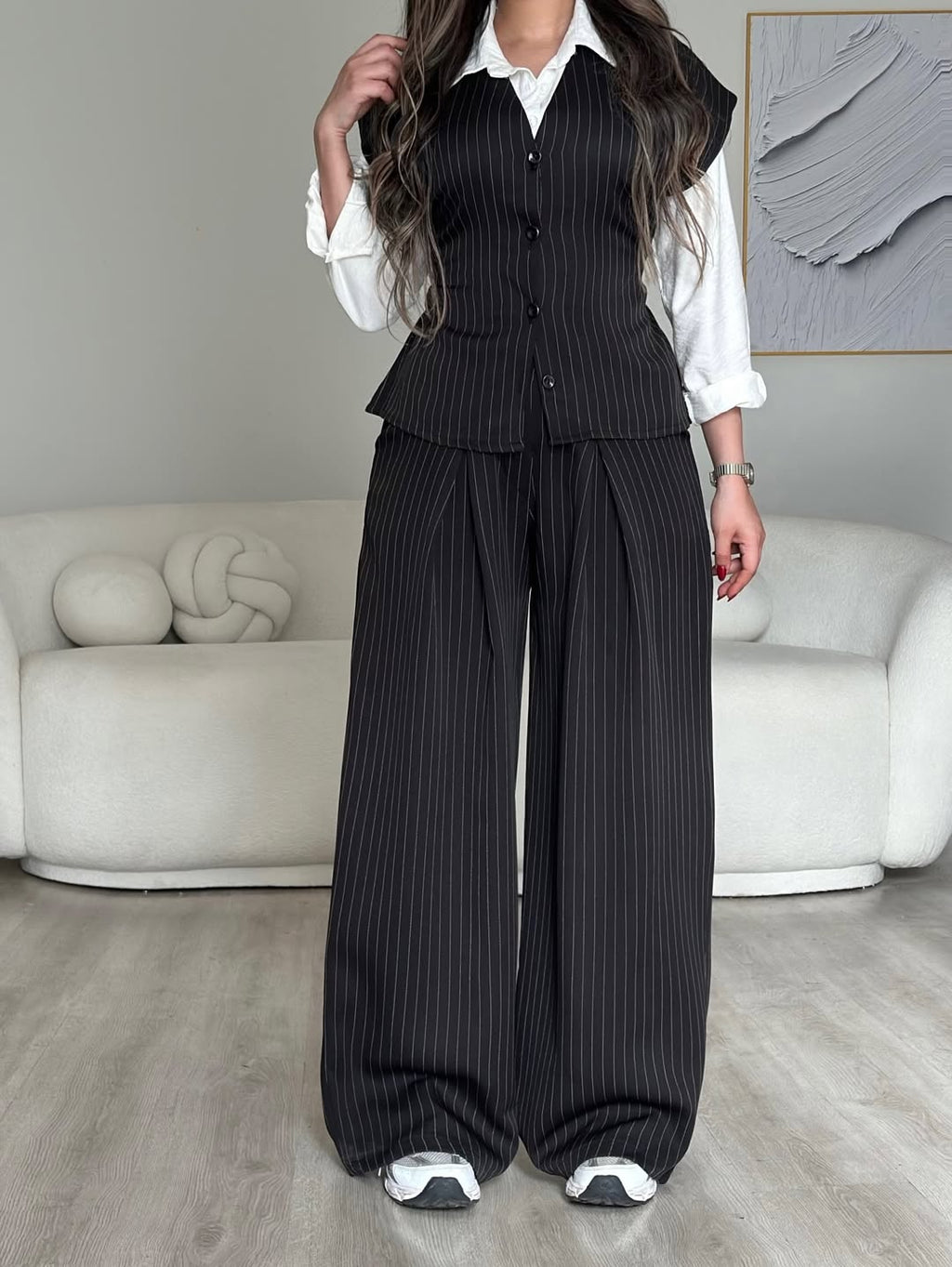 Pinstripe Suit