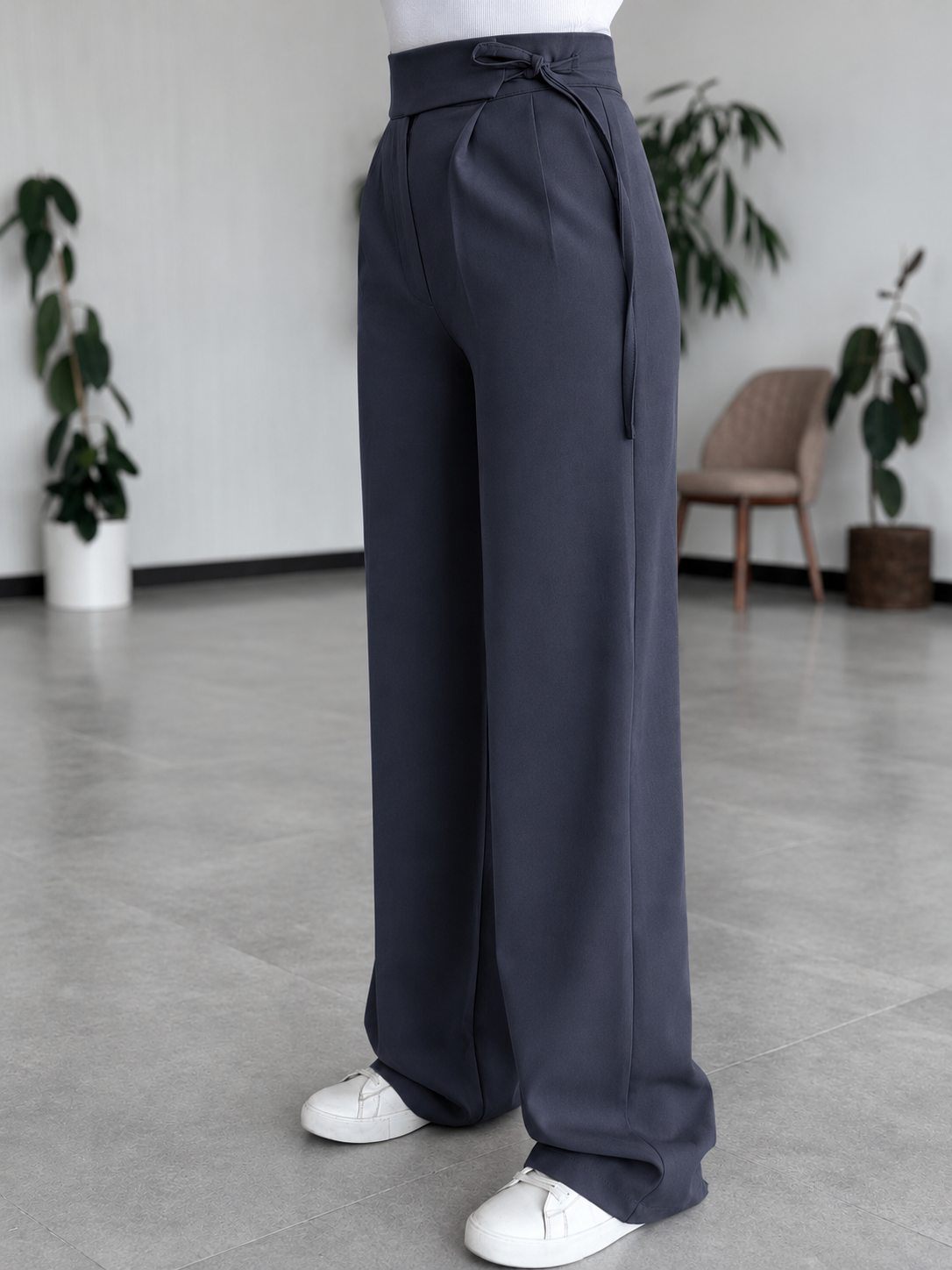 Cozy Wide Leg Classic Pants