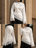 Satin Lace Blouse